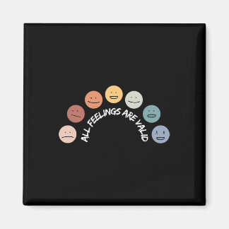 All Feelings Are Valid Mental Health Awareness Mon Magnet