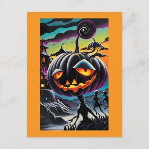 All Hail the Pumpkin-Thing - Ken Gage Art Postkarte