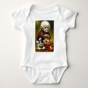All Hallow Tea Time Baby Strampler