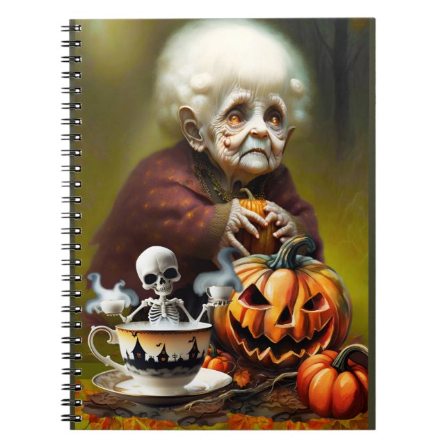 All Hallow Tea Time Notizblock (Vorderseite)