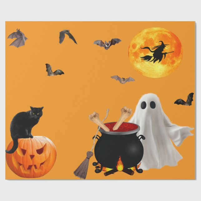 All Hallows Eve Geschenkpapier (Flach)