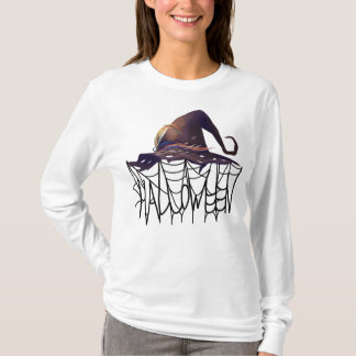 All Hallow's Eve Scary Pumpkin With Glowing Eyes i T-Shirt