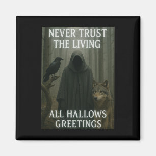All Hallows Halloween Ghoful Magnet