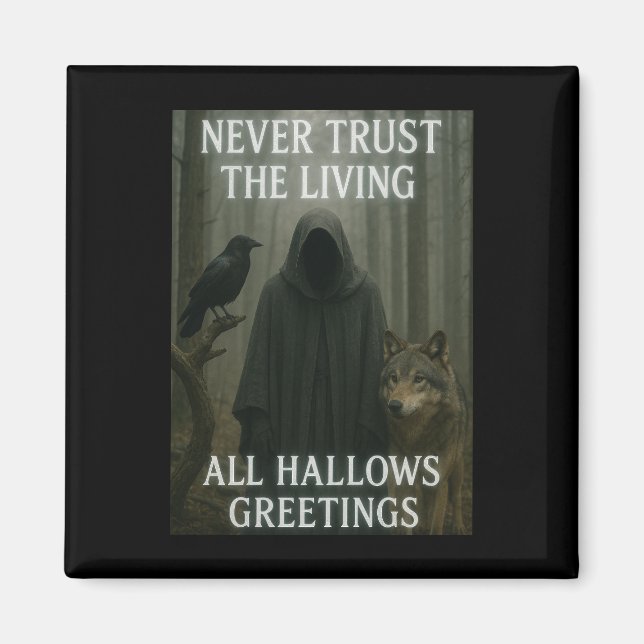 All Hallows Halloween Ghoful Magnet (Vorne)
