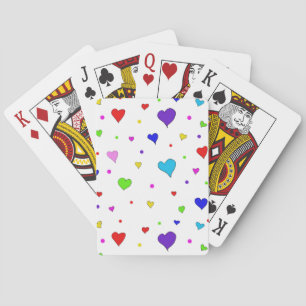 All Hearts mehrfarbige klassische Spielkarten