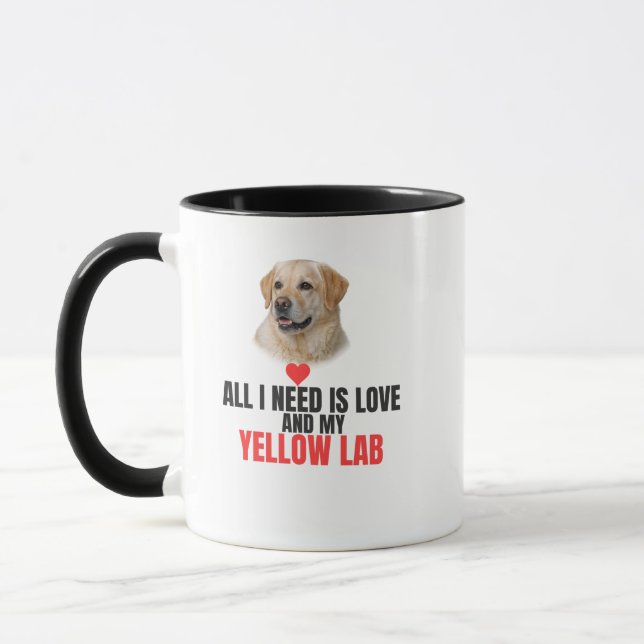 All I Need Is Love and My Labrador Mug (Gauche)
