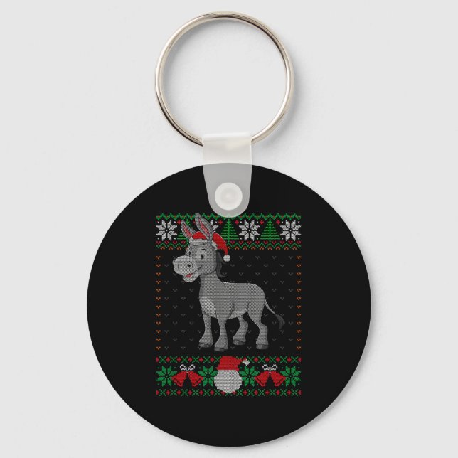 All I Want For Christmas Is A Ugly Christmas Sweat Schlüsselanhänger (Vorderseite)