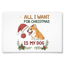 All I Want for Christmas Is My Dog Art