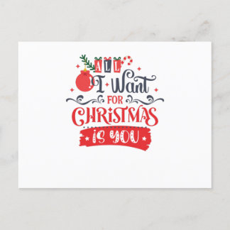 All I Want for Christmas is You Postkarte