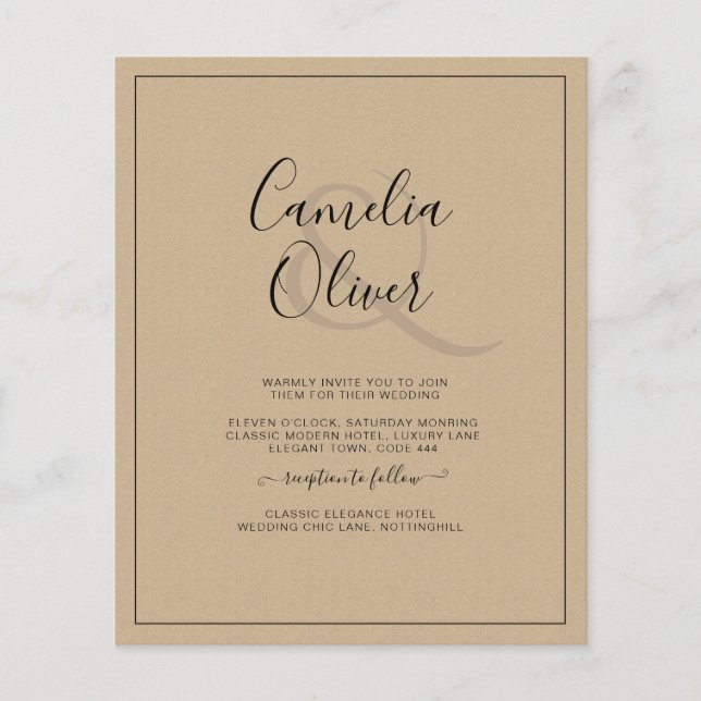 All-in-1-Monochrome Ampere und Hochzeit Flyer (Vorne)