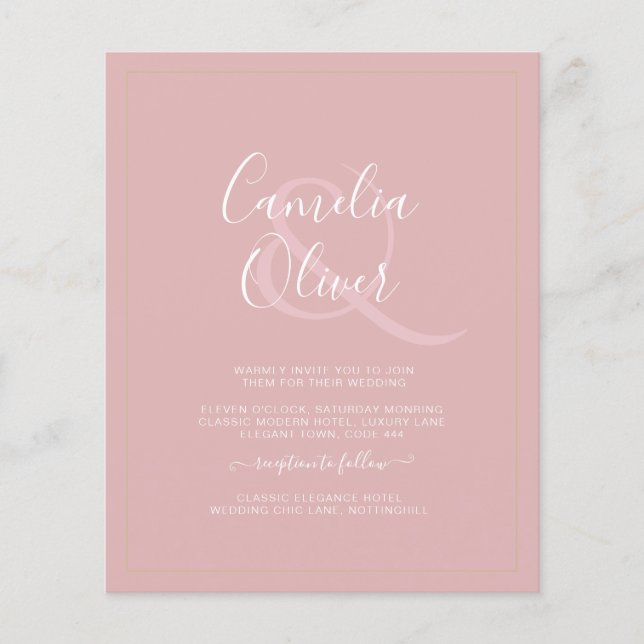 All-in-1-Monochrome Ampere und Hochzeit Flyer (Vorne)