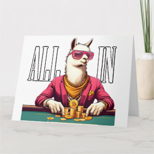 ALL IN Crypto Bitcoin lamacrazylife - BTC crypto Karte