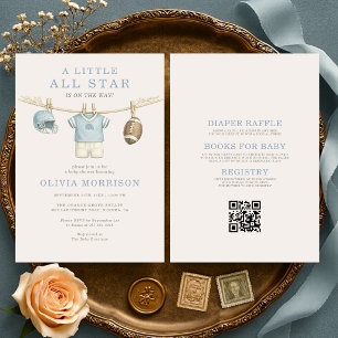 All in One All Star Football Babyparty Einladung