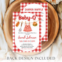 All in One Baby-Q Rot kariert Mädchen Baby-Party