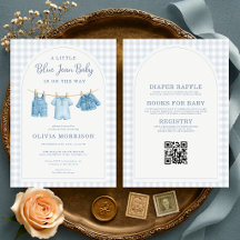 All in One Blue Jean Baby Baby Shower