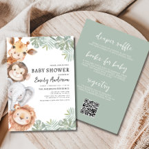 All in One Boys Safari Animals Baby Showroom