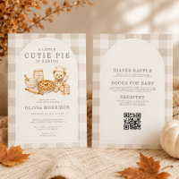 All in One Cutie Pie bäckt Baby Shower zum Herbst