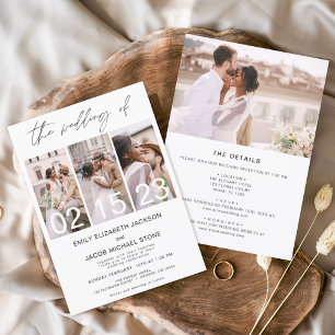 All in One Die Hochzeit des Fotos Einfach Minimali