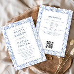 All in One Dusty Blue French Floral Toile Einladung<br><div class="desc">Announce your celebration with timeless French charm using this all-in-one dusty blue floral toile invitation. Inspired by classic French country artistry,  the intricate blue toile pattern adds elegance and sophistication,  while the all-in-one format keeps everything beautifully simple and practical.</div>