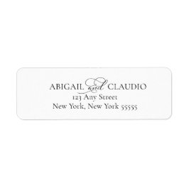 All-In-One Einfache Klassische Schwarz-Weiß-Hochze