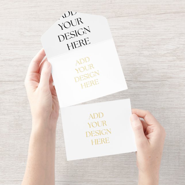 All in One Invitation (Détachable)