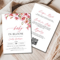 All in One Lilies Baby in Bloom Floral Baby Dusche