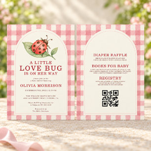 All in One Little Love Bug Baby Shower Einladung