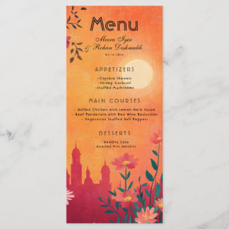 All in one Menu +Drinks Sunset Serenade Menükarte