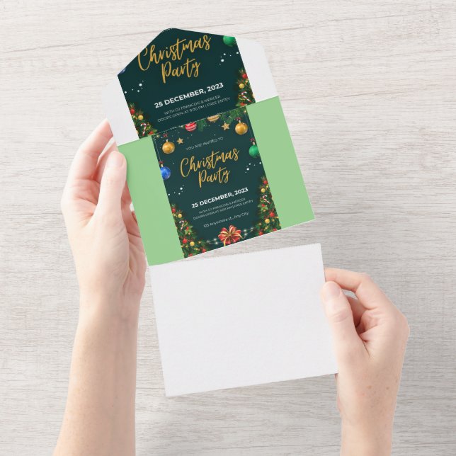 All in One Wedding Invite 2023, Einladung (Abreißen)
