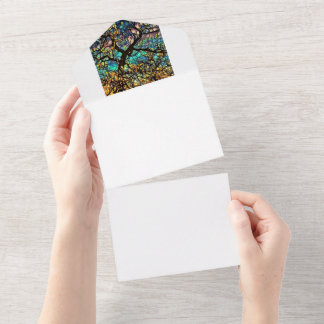 All in one Wedding Invite - Baum des Lebens Einladung