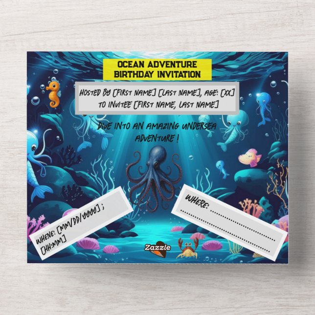 All in one Wedite All In One Einladung (Vorderseite)