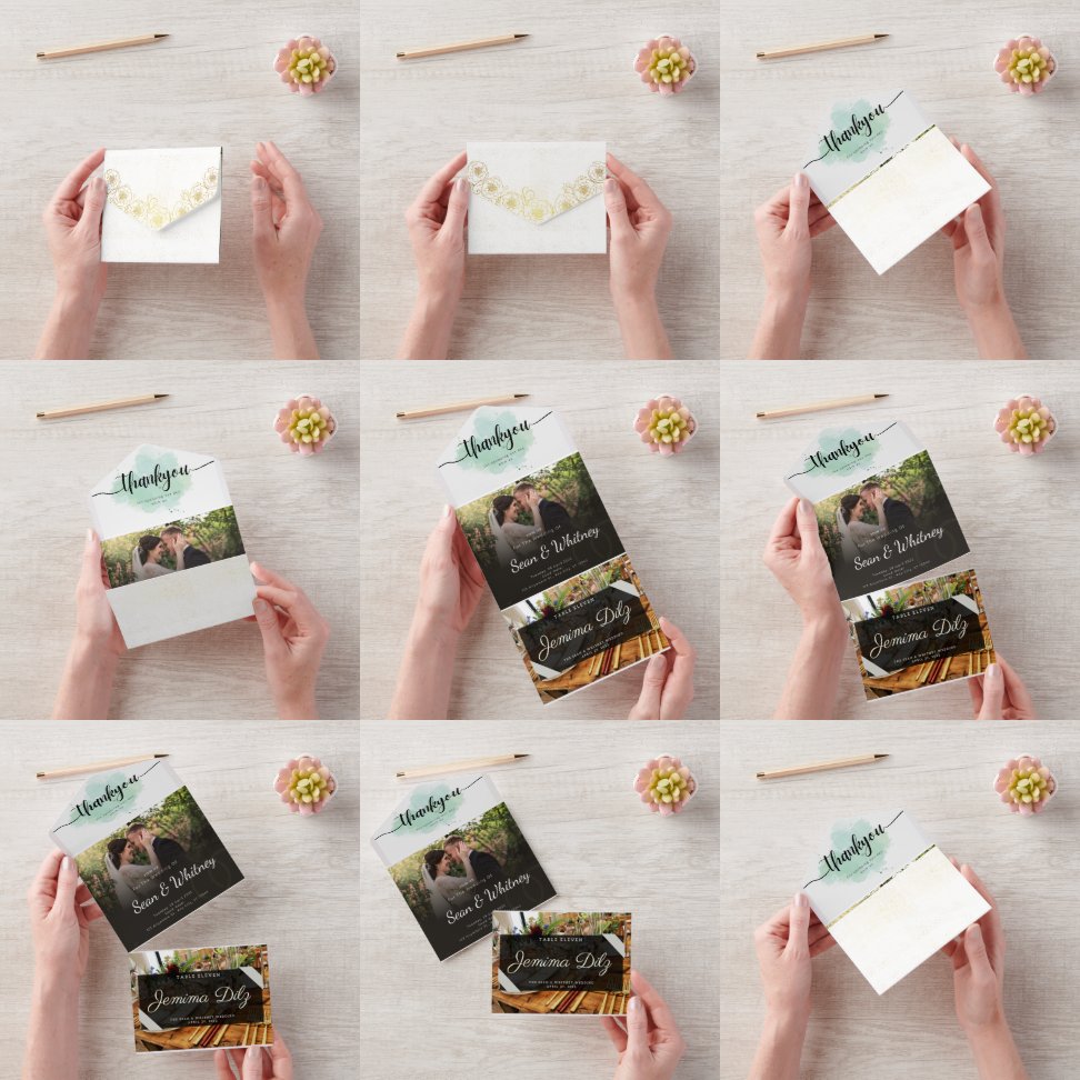 All in one Wedite Einladung