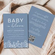 All in One Wildblume Baby in Bloom Baby Dusche