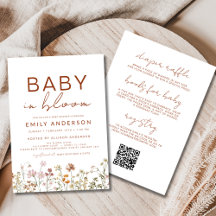All in One Wildblume Baby in Bloom Baby Dusche