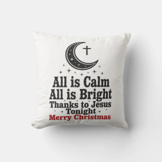 All Is Calm Jesus Kissen - Glaubensgeschenk