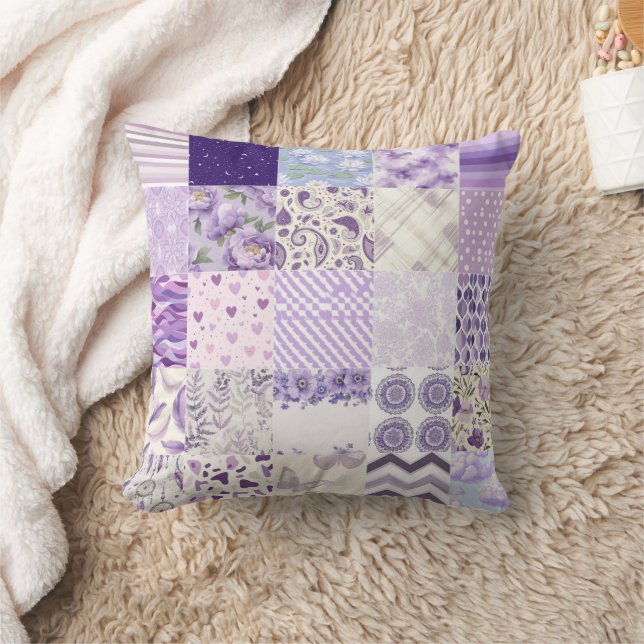 All Lavender Cheat Quilt Muster 2025 Kissen (Decke)