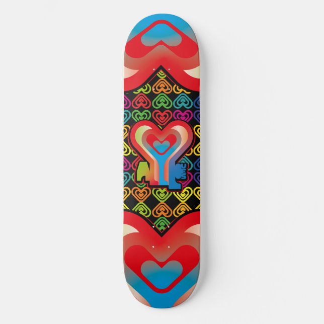 ALL LOVES  BY MASANSER SKATEBOARD (Vorderseite)