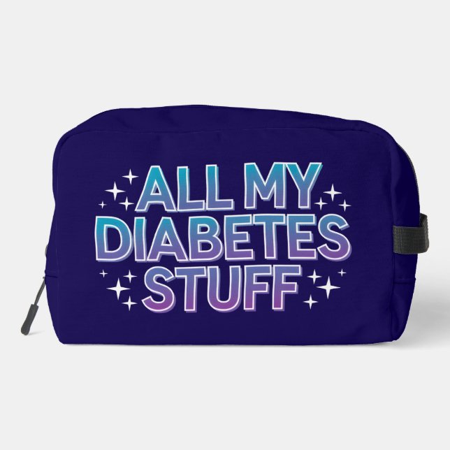 All meine Diabetes-Sachen Waschbeutel (Rückseite)