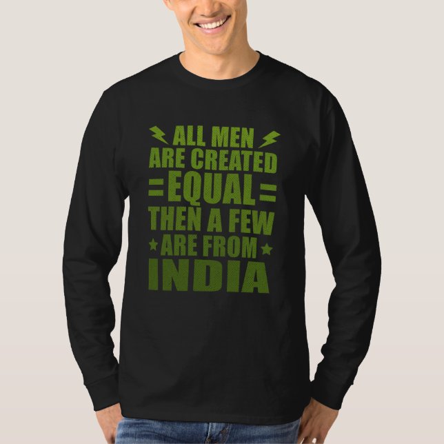 All Men Are Created Equal Moroccan Humor Morocco T-Shirt (Vorderseite)