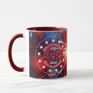  All Men Are Created Graphic Fireworks Burst Tasse