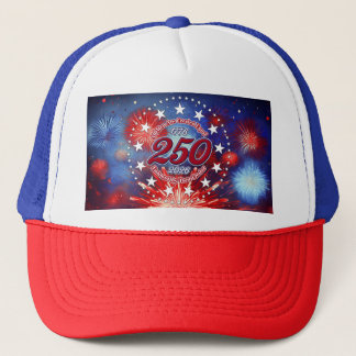  All Men Are Created Graphic Fireworks Burst Truckerkappe