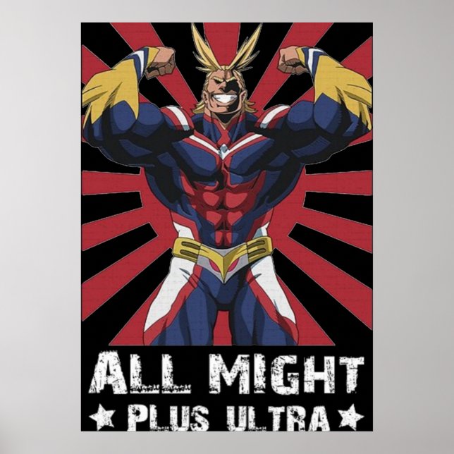 ALL MIGHT PLUS ULTRA POSTER (Vorne)