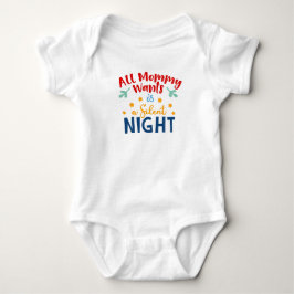 All Mommy Will eine Silent Night Baby Outfit Baby Strampler