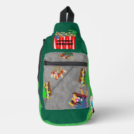 All My Friends are Zombies Druck Cut Sew Tasche