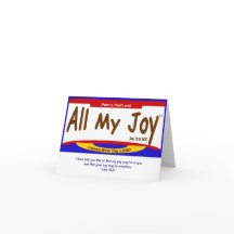 All My JoyLord Note Card, Umschlag inbegriffen