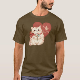 All My Love Tabby Cat T-Shirt