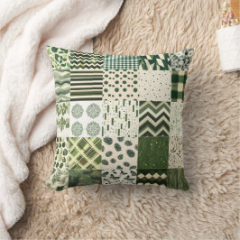 All Nature Green Cheat Quilt Muster 2025 Kissen