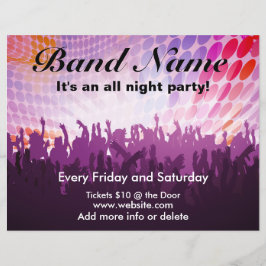 All Night PartyConcert Flyer