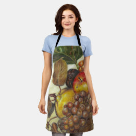 All-over artistic fruit still life print apron schürze