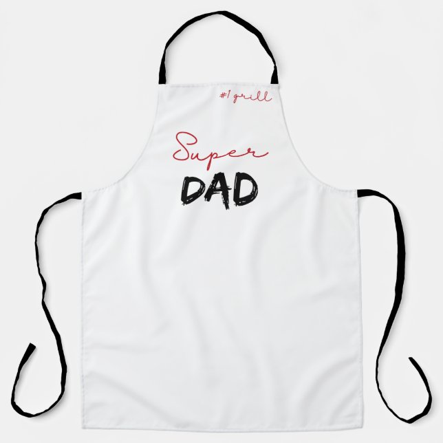 All-Over Print Apron for Dad Schürze (Vorderseite)